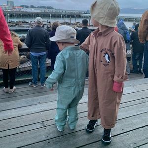 Copy high end unisex jumpsuit romper